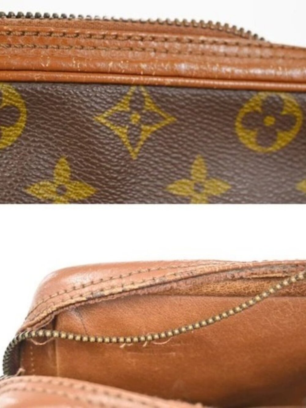 LOUIS VUITTON Logo Pochette Sports Clutch Hand Bag Monogram Leather BN 04KC585 - Picture 13 of 15